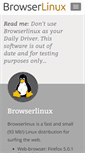 Mobile Screenshot of browserlinux.com